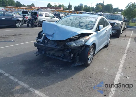 2013 Hyundai Elantra Coupe Gs z USA, uszkodzony, nr VIN KMHDH6AE8DU012883